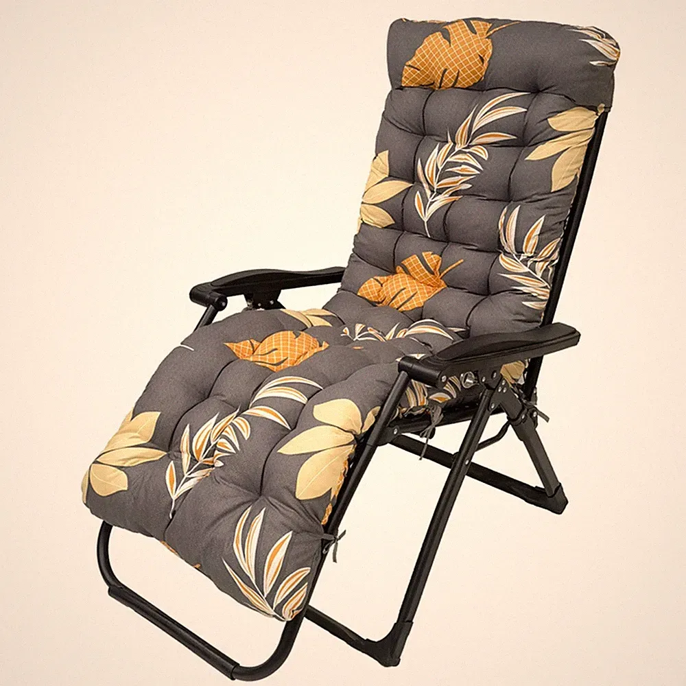 67x22" Chaise Lounger Cushion Recliner Rocking Chair Sofa Mat Deck Indoor